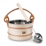 Sets more steam Sauna bucket and ladle sets SAUNA SET «MORE STEAM» OPTIMAL, SAWO 5,0 L
