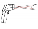 Fasteners and tools INFRARED THERMOMETER