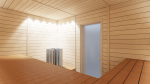 Sauna wall & ceiling materials ASPEN LINING STP 15x68mm 1500mm-2400mm
