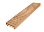 Modulare Elemente für Saunabank FERTIGE MODULE, ERLE, 140x400x1600-2400mm