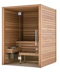 SAUNAINTER moodulsaunad SAUNA KABIIN KLAASIGA 150x150x205, AUROOM