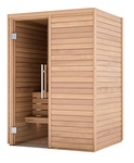 SAUNAINTER Сabines de sauna CABINE DE SAUNA AUROOM 150x150x205 AVEC VERRE