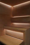 Fiber optic lighting for sauna CARIITTI SAUNA LINEAR GLASS, 1545844 CARIITTI SAUNA LINEAR GLASS