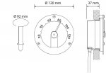 Sauna thermo and hygrometers SOLO  PREMIUM PRODUCTS Fiber optic lighting for sauna SAUNA LIGHT CARIITTI HYGROMETER CARIITTI HYGROMETER