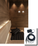 Fiber optic lighting for sauna CARIITTI LIGHTING SAUNA SET WITH PROJECTOR VPL10-E161, 1598014 CARIITTI LIGHTING SAUNA SET WITH PROJECTOR VPL10-E161