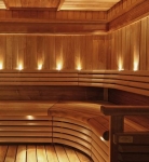 Fiber optic lighting for sauna CARIITTI SAUNA SEAT SET