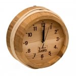 SAWO WOODEN PAIL-CLOCK 530