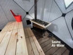 Ilmanvaihto SAUFLEX Liikkuvat saunat WIRELESS SAUNA AIR MIXER