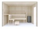 Fais ton propre kit Fabriquer un sauna Le kit KIT DE CONSTRUCTION COMPLET - SAUNA PREMIUM, TREMBLE