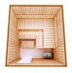 Sauna Set zum selber bauen Sauna Set zum selber bauen Sauna Set zum selber bauen KOMPLETT BAUSATZ - SAUNA OPTIMAL, ERLE