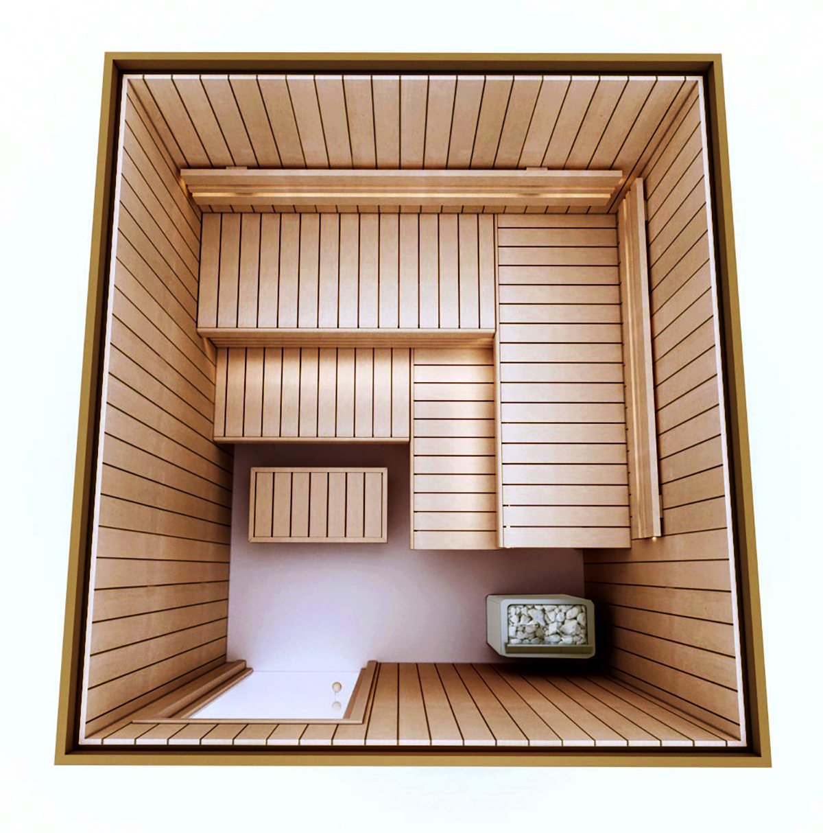 Complete Building Kit Sauna Optimal Thermo Aspen Saunainter Com