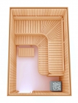 Fais ton propre kit Le kit Fabriquer un sauna KIT DE CONSTRUCTION COMPLET - SAUNA PREMIUM, AULNE