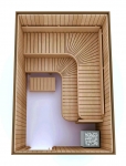Fais ton propre kit Le kit Fabriquer un sauna KIT DE CONSTRUCTION COMPLET - SAUNA PREMIUM, THERMO TREMBLE