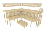 BUILDING KIT - SAUNA PREMIUM, ASPEN