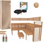 BAUSATZ - SAUNA PREMIUM, ERLE