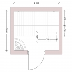 Kits de construction de sauna KIT DE CONSTRUCTION - SAUNA STANDART, AULNE