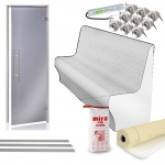 Steam sauna building kits BUILDING KIT - STEAM SAUNA OPTIMAL