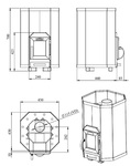 STOVEMAN -puulämmitteiset kiukaat SAUNA PUUKIUKAAT STOVEMAN 13 STOVEMAN 13 SET