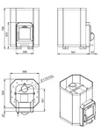 STOVEMAN Sauna Holzöfen HOLZOFEN STOVEMAN 16 STOVEMAN 16 SET