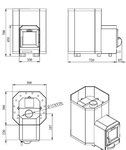 STOVEMAN vedeldade bastuugnar SAUNA VEDELDADE STOVEMAN 16-LS STOVEMAN 16-LS SET