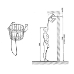 Schwalldusche Schwalldusche SAWO EIMER-SCHWALLDUSCHE, ZEDER