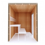 Sauna building kits 2 BUILDING KIT 2 - SAUNA STANDART, ALDER