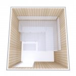 Sauna building kits 2 BUILDING KIT 2 - SAUNA OPTIMAL, ASPEN