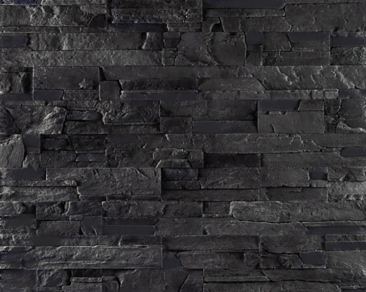 Decorative Wall Stones Gs Sierra Black 100 X 200 Mm Sierra Black