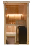 HARVIA Сabines de sauna CABINE DE SAUNA HARVIA VARIANT VIEW «MINI» 1,21 x 1,83M, S1212SV HARVIA VARIANT VIEW «MINI»