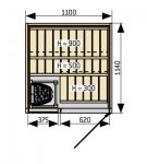 HARVIA Сabines de sauna CABINE DE SAUNA HARVIA SIRIUS HARVIA SIRIUS