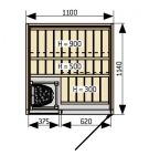 HARVIA Sauna Cabins SAUNA CABIN HARVIA SIRIUS HARVIA SIRIUS