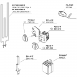 HARVIA CILINDRO THERMOSTAT KNOB, ZST-220 HARVIA CILINDRO SPARE PARTS