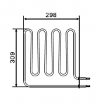 Pièces de rechange Éléments chauffants Pièces de rechange de Harvia sauna poêles él. RÉSISTANCES CHAUFFANTES HARVIA ZSB-461 1750W/230V RÉSISTANCES CHAUFFANTES HARVIA