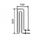 Harvia el. sauna heater spare parts Spare parts for el. heaters Harvia Sauna spare parts Heating elements for sauna heaters HARVIA HEATING ELEMENTS ZSB-770 1150W/230V HARVIA HEATING ELEMENTS