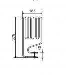 Harvia el. Saunaofen-Ersatzteile Ersatzteile für elektrische Heizungen Harvia Ersatzteile Heizelemente für Öfen HARVIA HEIZELEMENTE ZSJ-100 1000W/230V HARVIA HEIZELEMENTE