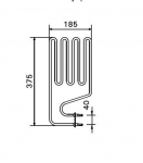 Pièces de rechange de Harvia sauna poêles él. pièces de rechange pour Harvia Pièces de rechange Éléments chauffants RÉSISTANCES CHAUFFANTES HARVIA ZSJ-100 1000W/230V RÉSISTANCES CHAUFFANTES HARVIA