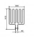Ersatzteile Heizelemente für Öfen Harvia el. Saunaofen-Ersatzteile HARVIA HEIZELEMENTE ZSL-318 3000W/240V HARVIA HEIZELEMENTE