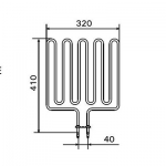 Sauna spare parts Heating elements for sauna heaters Harvia el. sauna heater spare parts HARVIA HEATING ELEMENTS ZSK-720 3000W/230V HARVIA HEATING ELEMENTS