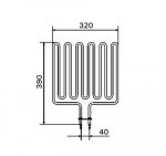Reservdelar Värmeelement för bastuaggregat Harvia el. bastuaggregat reservdelar HARVIA VÄRMEELEMENT ZSL-314 2500W/230V HARVIA VÄRMEELEMENT
