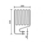 Harvia el. Saunaofen-Ersatzteile Ersatzteile für elektrische Heizungen Harvia Ersatzteile Heizelemente für Öfen HARVIA HEIZELEMENTE ZSP-250 2500W/230V HARVIA HEIZELEMENTE
