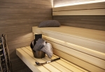Textiles de sauna vêtements pour sauna HARVIA SERVIETTE POUR SAUNA BY LUHTA 80х160cm