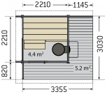 HARVIA Sauna d'exterieur HARVIA SOLIDE OUTDOOR