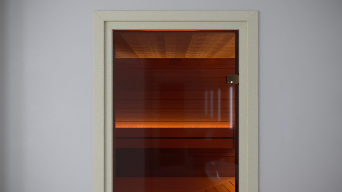 Frameworks, mouldings, architraves Sauna door mouldings DOOR MOULDING KIT, ASPEN, 12x42mm