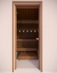 Frameworks, mouldings, architraves Sauna door mouldings DOOR MOULDING KIT, THERMO ASPEN, 12x42mm