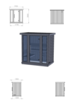 NEW PRODUCTS SAUNAINTER Sauna Cabins SAUNA CABIN 195x131, SAUNAINTER