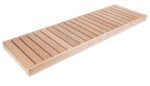 Sauna building materials Modular elements for sauna bench PREMADE MODULE, ALDER, 90x600x2000mm