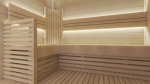 Sauna Lavamoodulite elemendid SELJATOE NURK, HAAB, 28x400x850mm