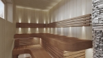 Éléments modulaires pour banc de sauna DOSSIER, THERMO TREMBLE, 16x300x1600-2400mm