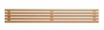 Modulare Elemente für Saunabank RÜCKENLEHNE, ERLE, 16x300x1600-2400mm