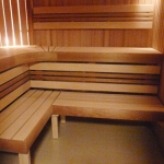 Modular elements for sauna bench MODULE LEG, ALDER, ASPEN, THERMO ASPEN, 600-1200mm